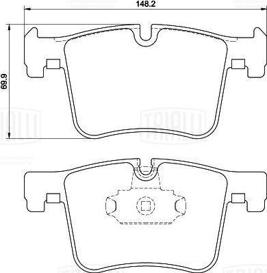 Trialli PF 4001CR - Kit pastiglie freno, Freno a disco autozon.pro