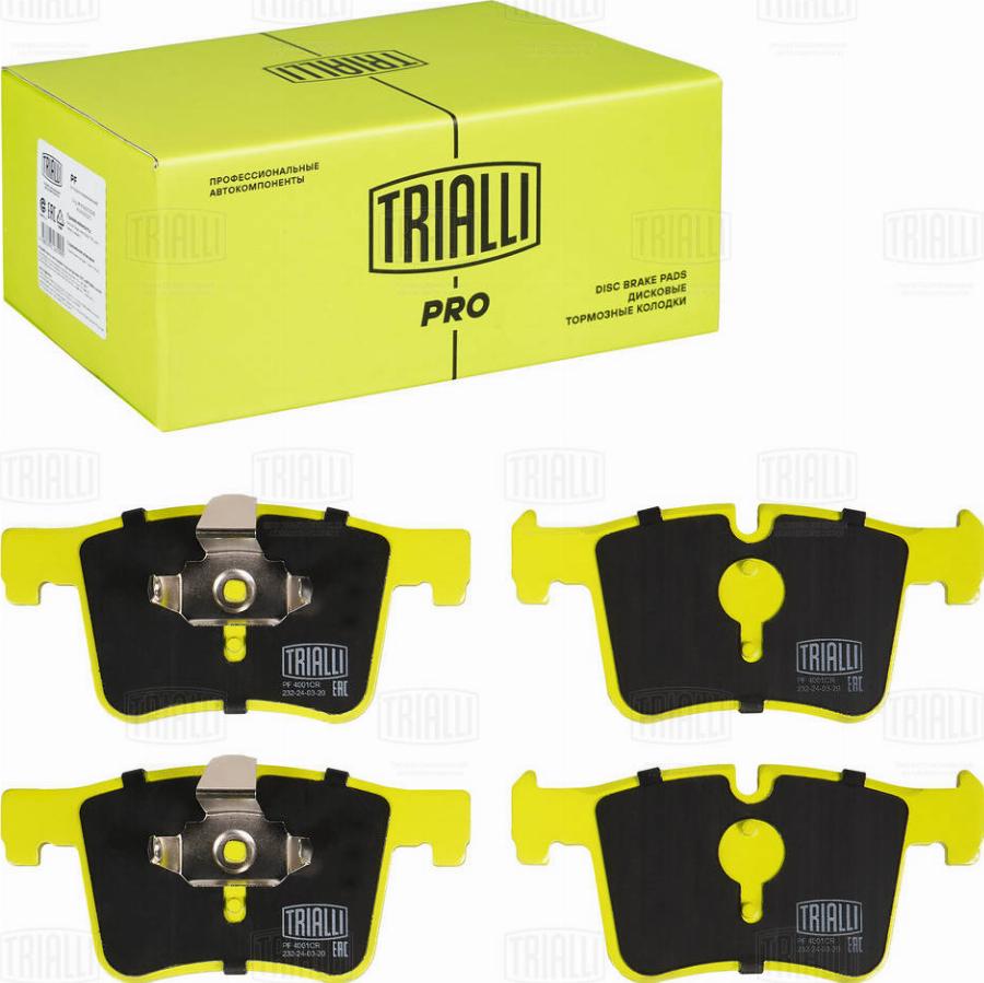 Trialli PF 4001CR - Kit pastiglie freno, Freno a disco autozon.pro