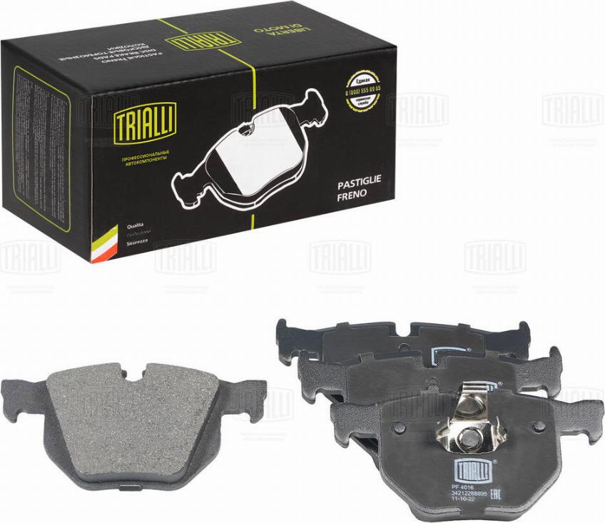 Trialli PF 4016 - Kit pastiglie freno, Freno a disco autozon.pro