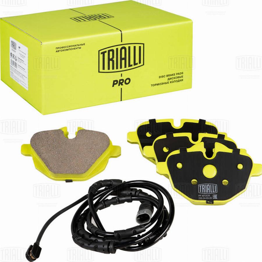 Trialli PF 4012CR - Kit pastiglie freno, Freno a disco autozon.pro