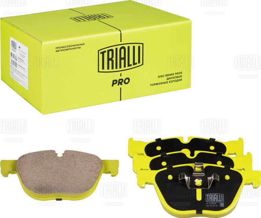 Trialli PF 4180CR - Kit pastiglie freno, Freno a disco autozon.pro