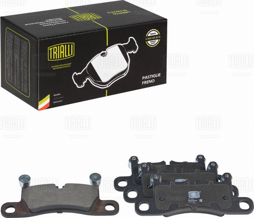 Trialli PF 4123 - Kit pastiglie freno, Freno a disco autozon.pro