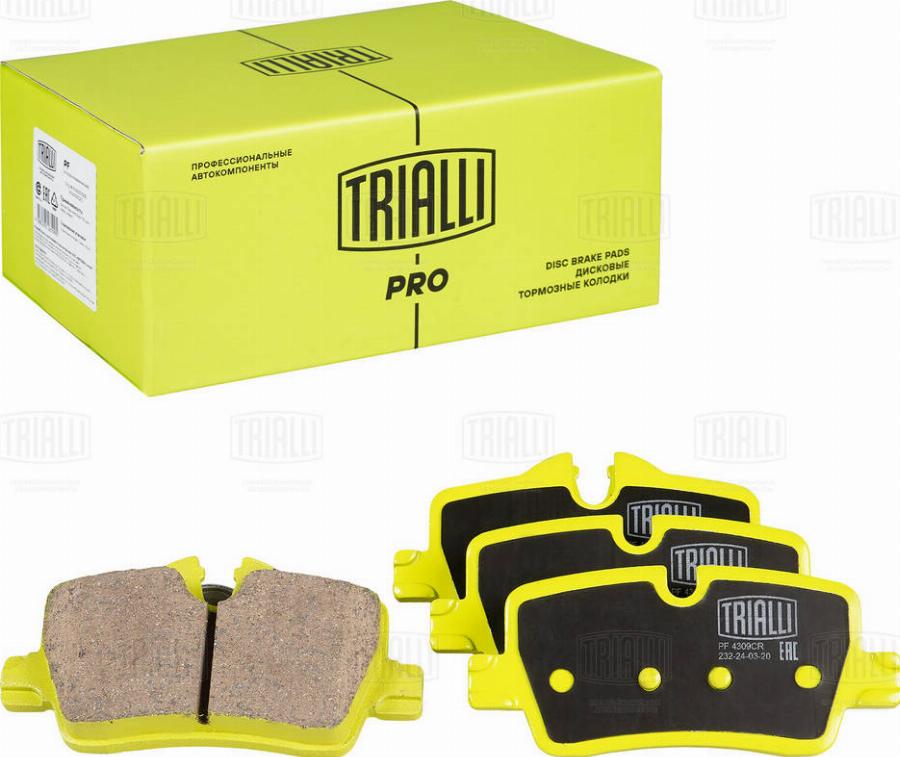 Trialli PF 4309CR - Kit pastiglie freno, Freno a disco autozon.pro