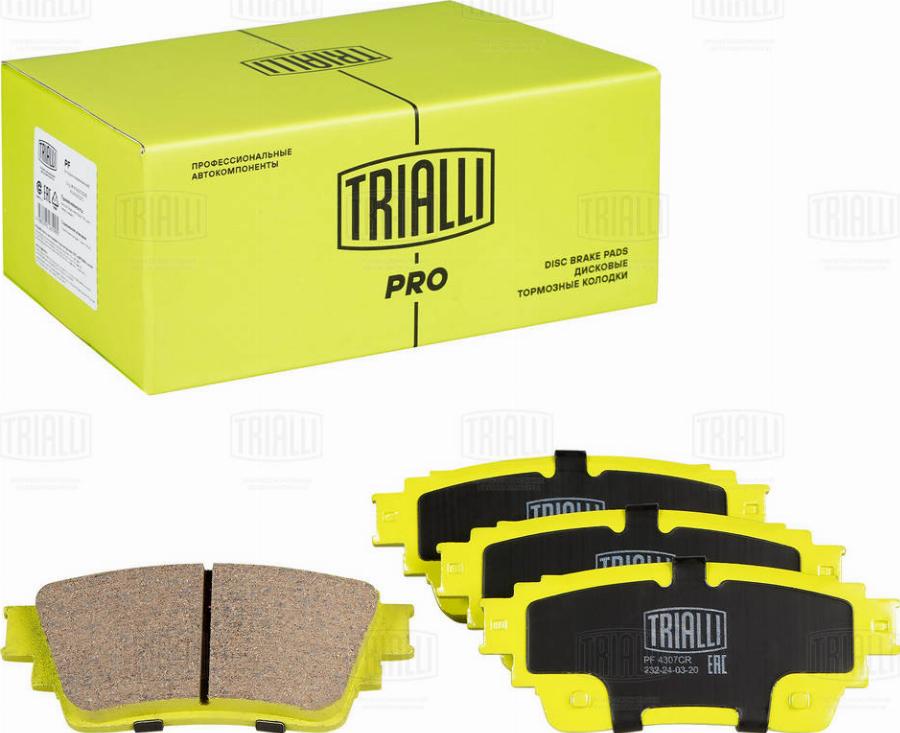 Trialli PF 4307CR - Kit pastiglie freno, Freno a disco autozon.pro