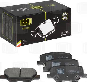 Trialli PF 4385 - Kit pastiglie freno, Freno a disco autozon.pro