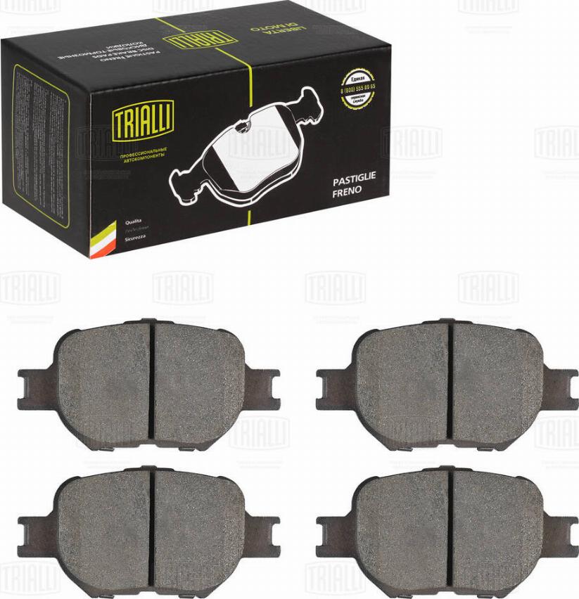 Trialli PF 4338 - Kit pastiglie freno, Freno a disco autozon.pro