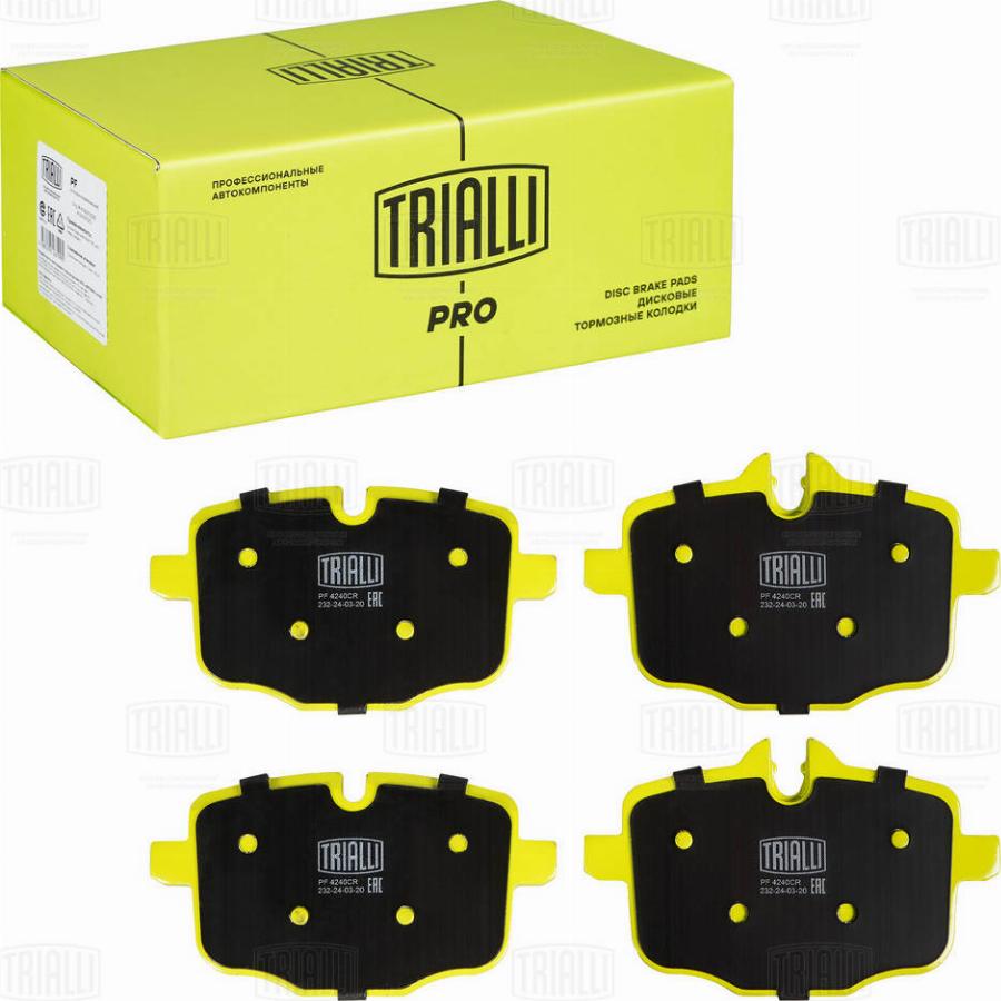 Trialli PF 4240CR - Kit pastiglie freno, Freno a disco autozon.pro