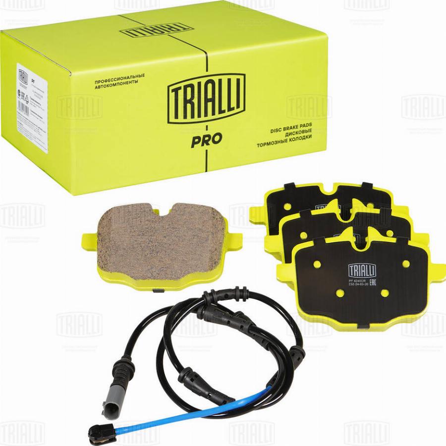 Trialli PF 4240CR - Kit pastiglie freno, Freno a disco autozon.pro