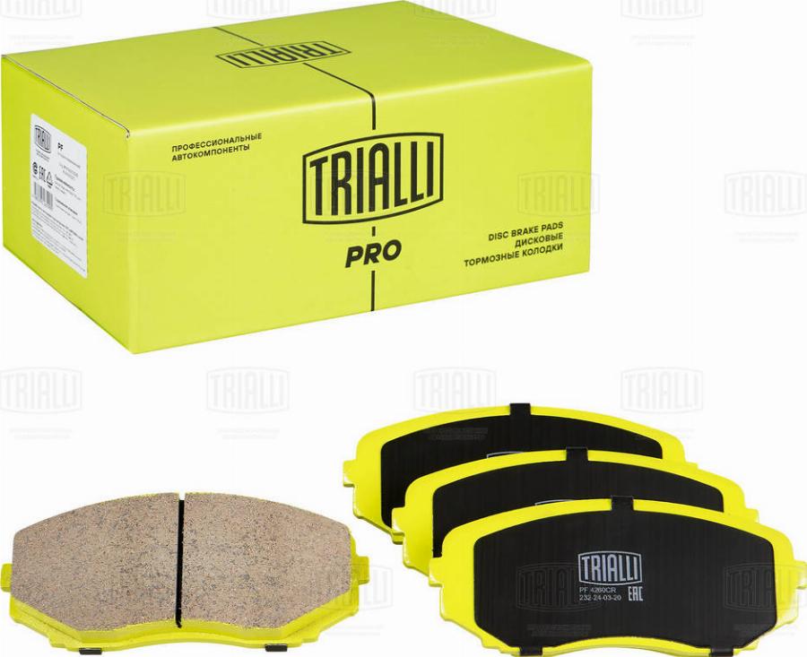 Trialli PF 4260CR - Kit pastiglie freno, Freno a disco autozon.pro