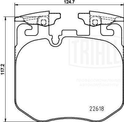 Trialli PF 4213 - Kit pastiglie freno, Freno a disco autozon.pro