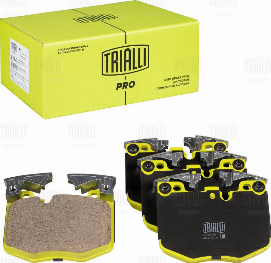 Trialli PF 4217CR - Kit pastiglie freno, Freno a disco autozon.pro