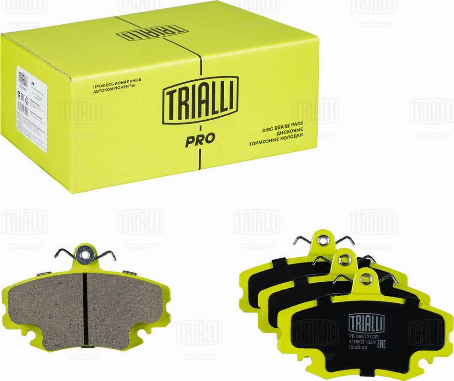 Trialli PF 095101CR - Kit pastiglie freno, Freno a disco autozon.pro