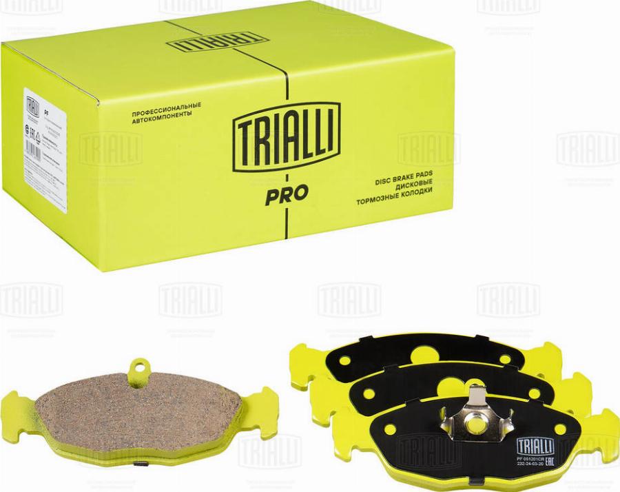 Trialli PF 051201CR - Kit pastiglie freno, Freno a disco autozon.pro