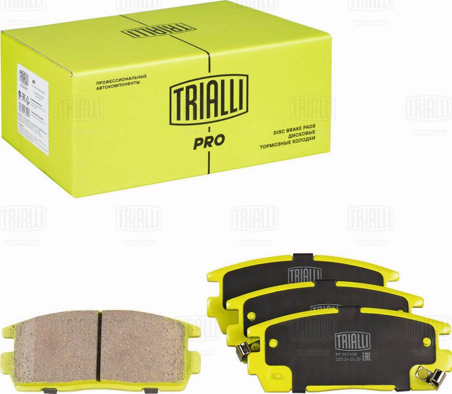 Trialli PF 0573CR - Kit pastiglie freno, Freno a disco autozon.pro