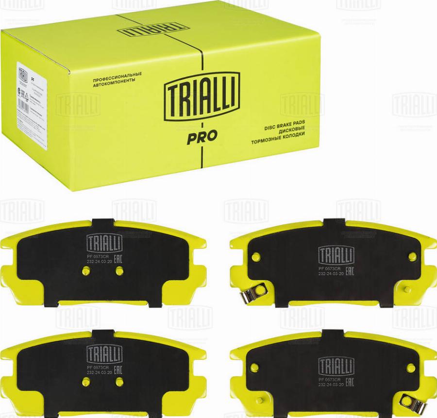 Trialli PF 0573CR - Kit pastiglie freno, Freno a disco autozon.pro