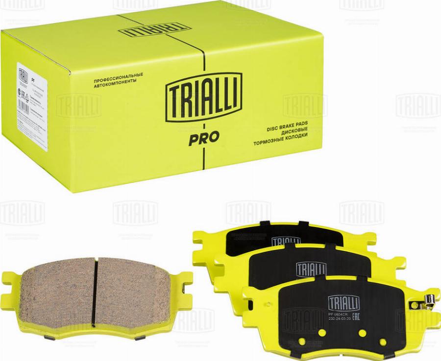 Trialli PF 0804CR - Kit pastiglie freno, Freno a disco autozon.pro