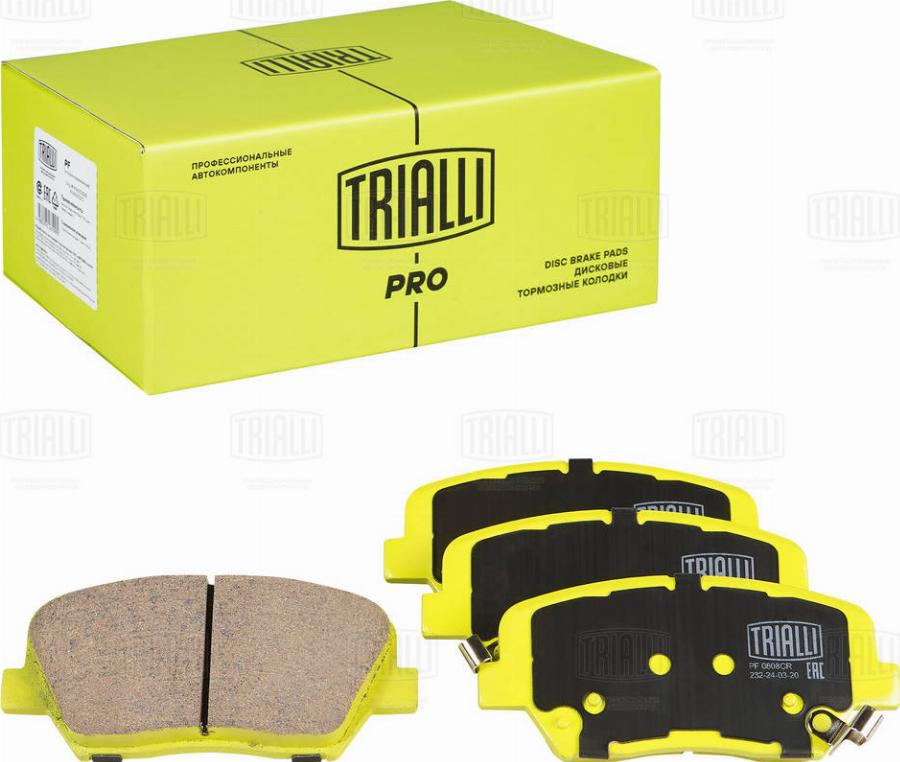 Trialli PF 0808CR - Kit pastiglie freno, Freno a disco autozon.pro