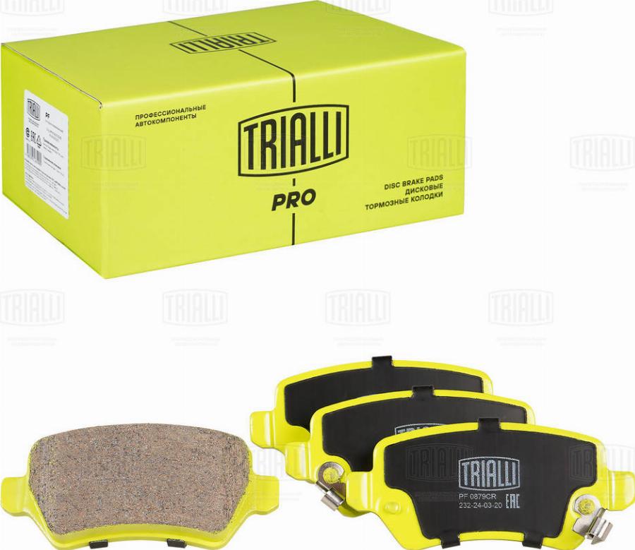 Trialli PF 0879CR - Kit pastiglie freno, Freno a disco autozon.pro