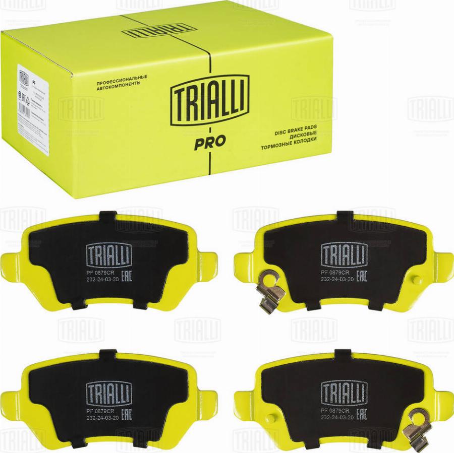 Trialli PF 0879CR - Kit pastiglie freno, Freno a disco autozon.pro