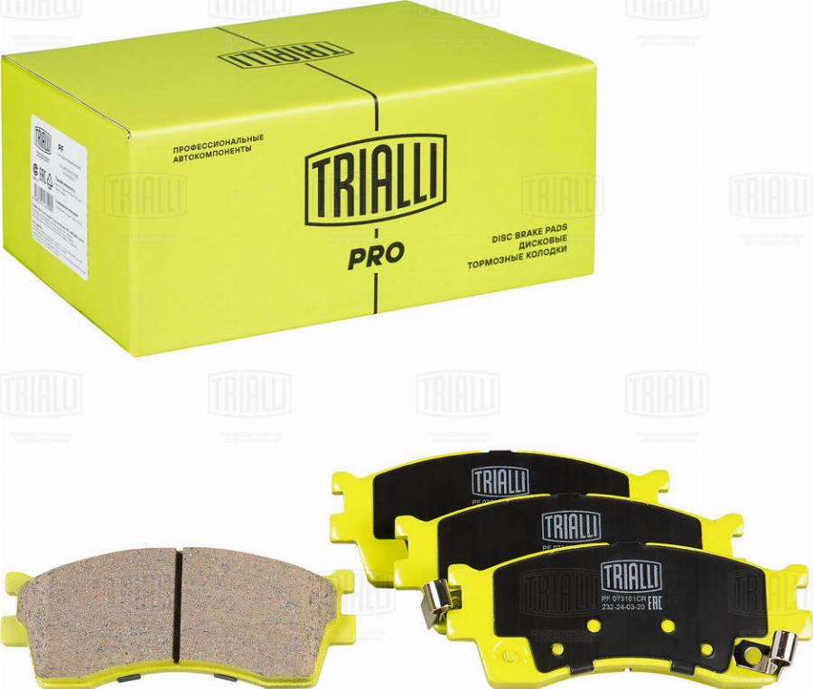 Trialli PF 073101CR - Kit pastiglie freno, Freno a disco autozon.pro