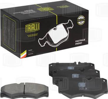 Trialli PF 1507 - Kit pastiglie freno, Freno a disco autozon.pro