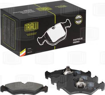 Trialli PF 1572 - Kit pastiglie freno, Freno a disco autozon.pro