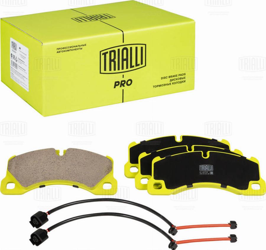 Trialli PF 1607CR - Kit pastiglie freno, Freno a disco autozon.pro