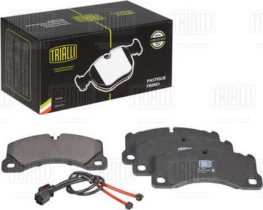 Trialli PF 1607 - Kit pastiglie freno, Freno a disco autozon.pro