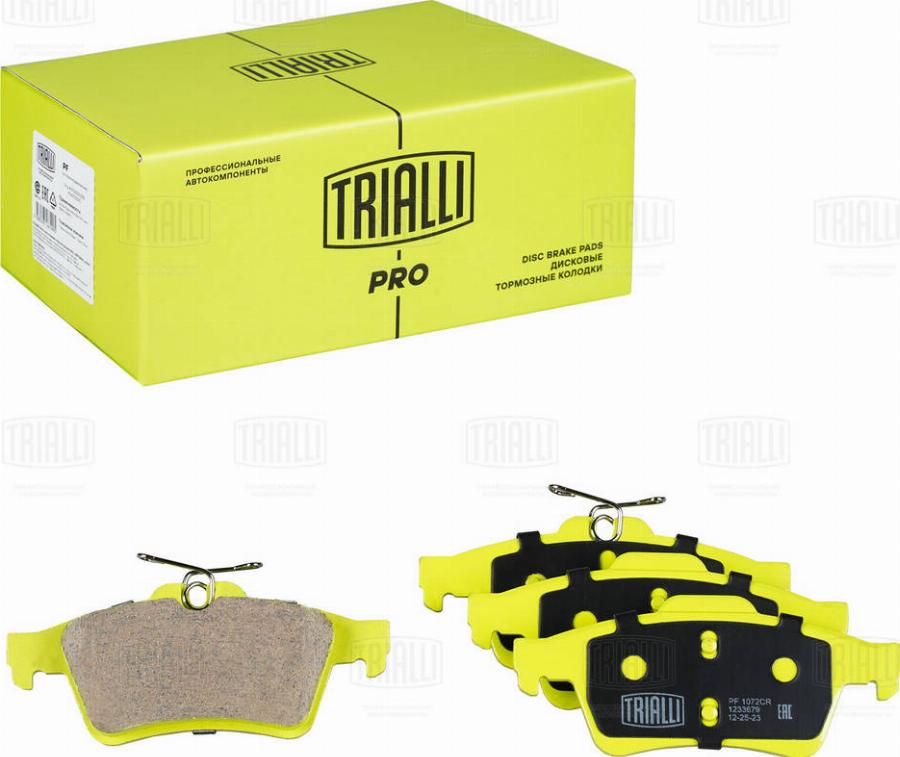 Trialli PF 1072CR - Kit pastiglie freno, Freno a disco autozon.pro