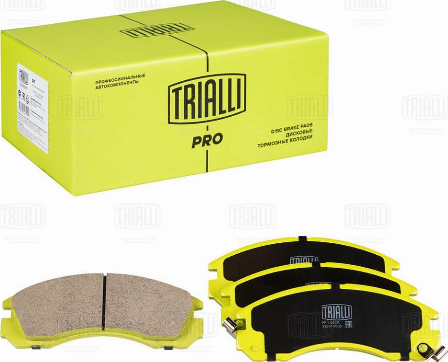 Trialli PF 1105CR - Kit pastiglie freno, Freno a disco autozon.pro