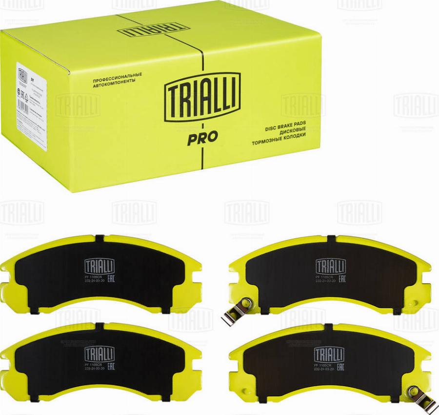 Trialli PF 1105CR - Kit pastiglie freno, Freno a disco autozon.pro