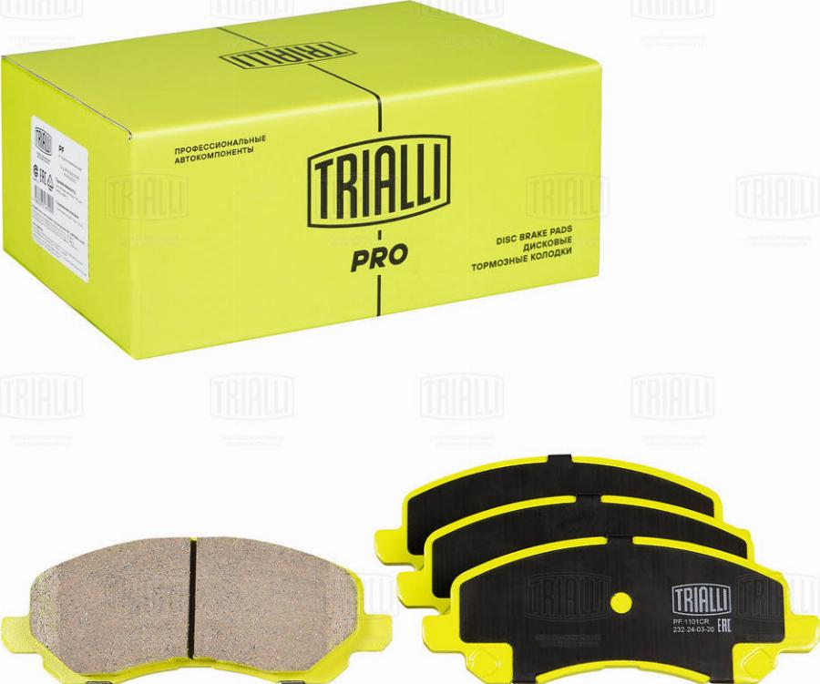 Trialli PF 1101CR - Kit pastiglie freno, Freno a disco autozon.pro