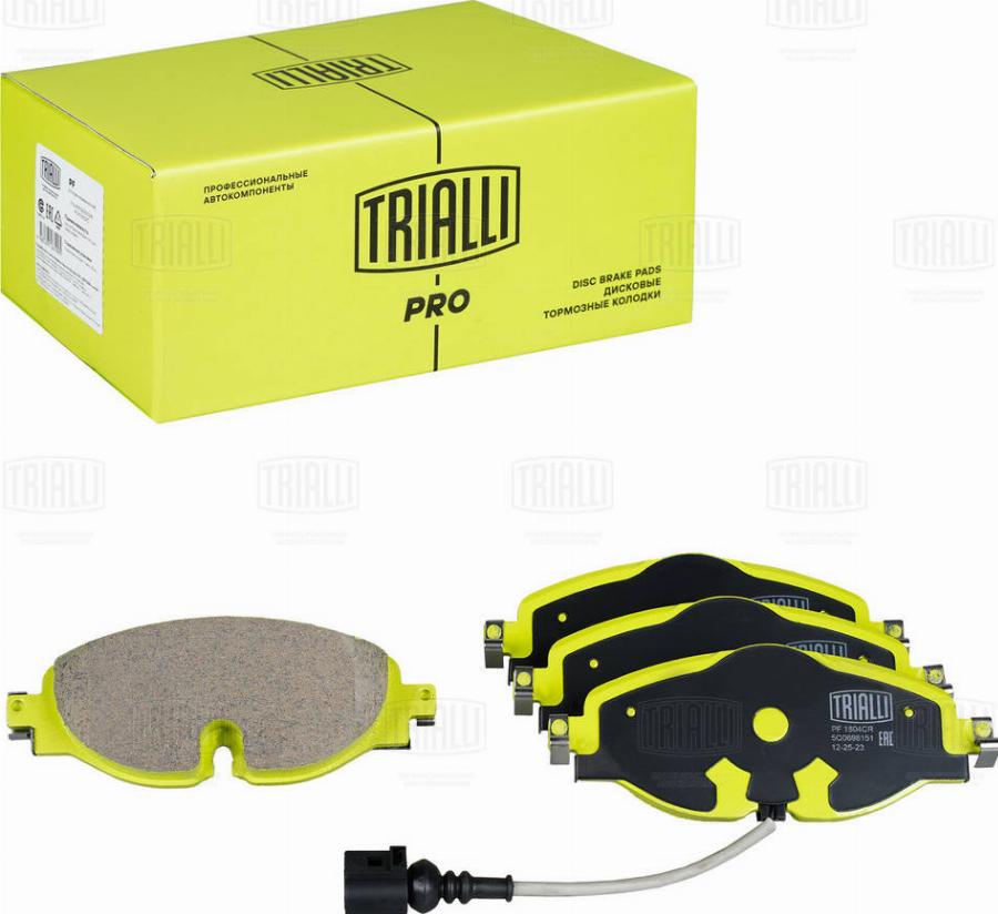 Trialli PF 1804CR - Kit pastiglie freno, Freno a disco autozon.pro