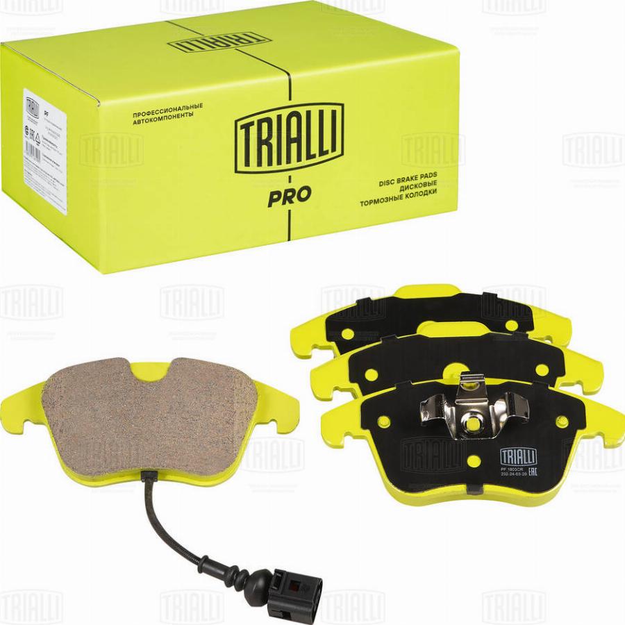 Trialli PF 1803CR - Kit pastiglie freno, Freno a disco autozon.pro