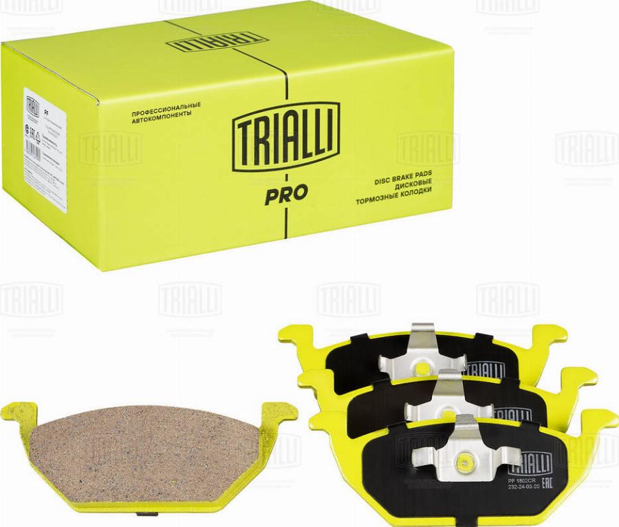 Trialli PF 1802CR - Kit pastiglie freno, Freno a disco autozon.pro