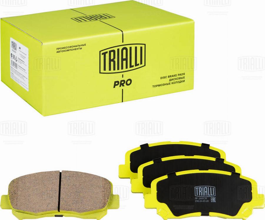 Trialli PF 2505CR - Kit pastiglie freno, Freno a disco autozon.pro