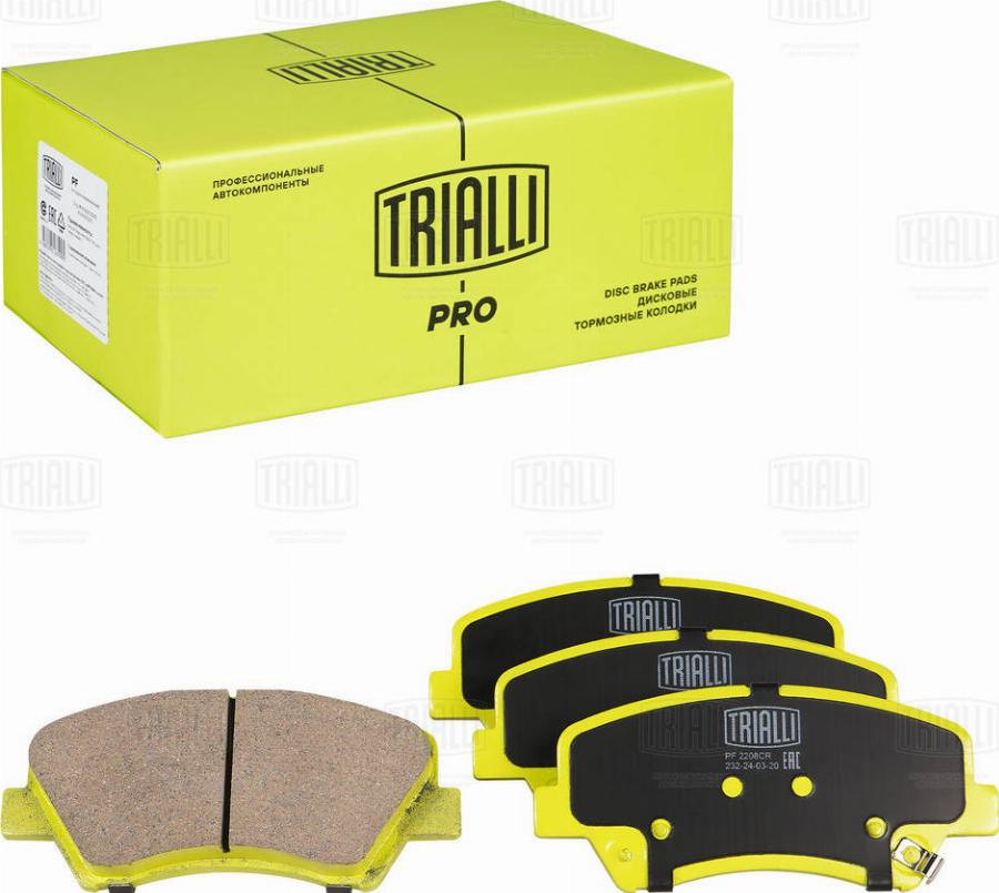 Trialli PF 2208CR - Kit pastiglie freno, Freno a disco autozon.pro