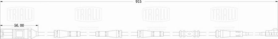 Trialli PFS 0086 - Contatto segnalazione, Usura past. freno / mat. d'attrito autozon.pro