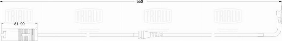 Trialli PFS 0033 - Contatto segnalazione, Usura past. freno / mat. d'attrito autozon.pro