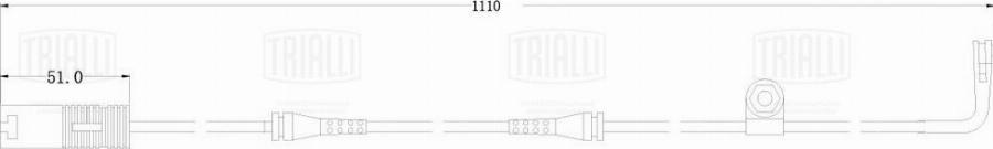 Trialli PFS 0037 - Contatto segnalazione, Usura past. freno / mat. d'attrito autozon.pro