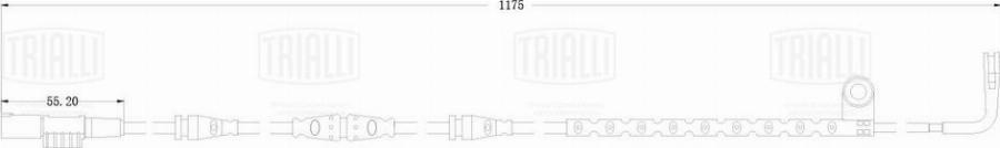 Trialli PFS 0166 - Contatto segnalazione, Usura past. freno / mat. d'attrito autozon.pro