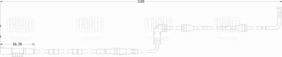 Trialli PFS 0120 - Contatto segnalazione, Usura past. freno / mat. d'attrito autozon.pro