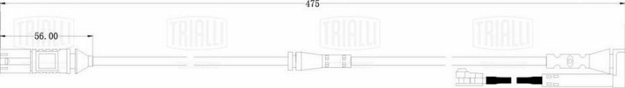 Trialli PFS 0202 - Contatto segnalazione, Usura past. freno / mat. d'attrito autozon.pro