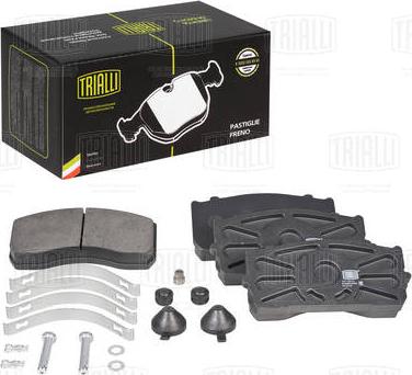 Trialli PFT 29115 - Kit pastiglie freno, Freno a disco autozon.pro