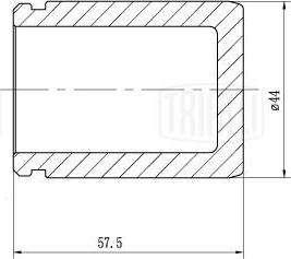 Trialli RCF 103566 - Pistone, Pinza freno autozon.pro