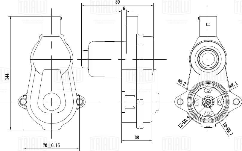 Trialli RCM 182563 - Kit riparazione, Pinza freno autozon.pro