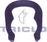 Triclo 463665 - Fascetta fissaggio,Tappo di chiusura d. flangia refrigerante autozon.pro