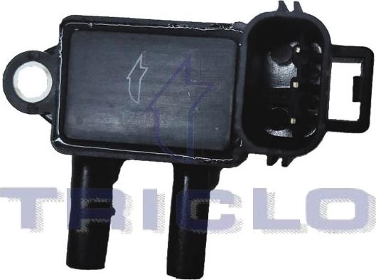 Triclo 437068 - Sensore, Pressione gas scarico autozon.pro