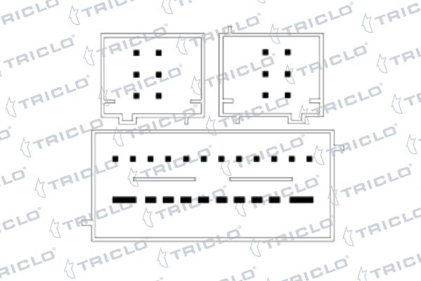 Triclo 141214 - Interruttore, Alzacristallo autozon.pro