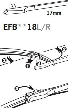 Trico EFB4018L - Spazzola tergi autozon.pro